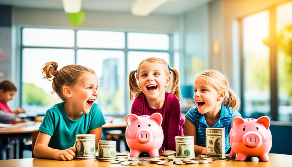 kids learning about money